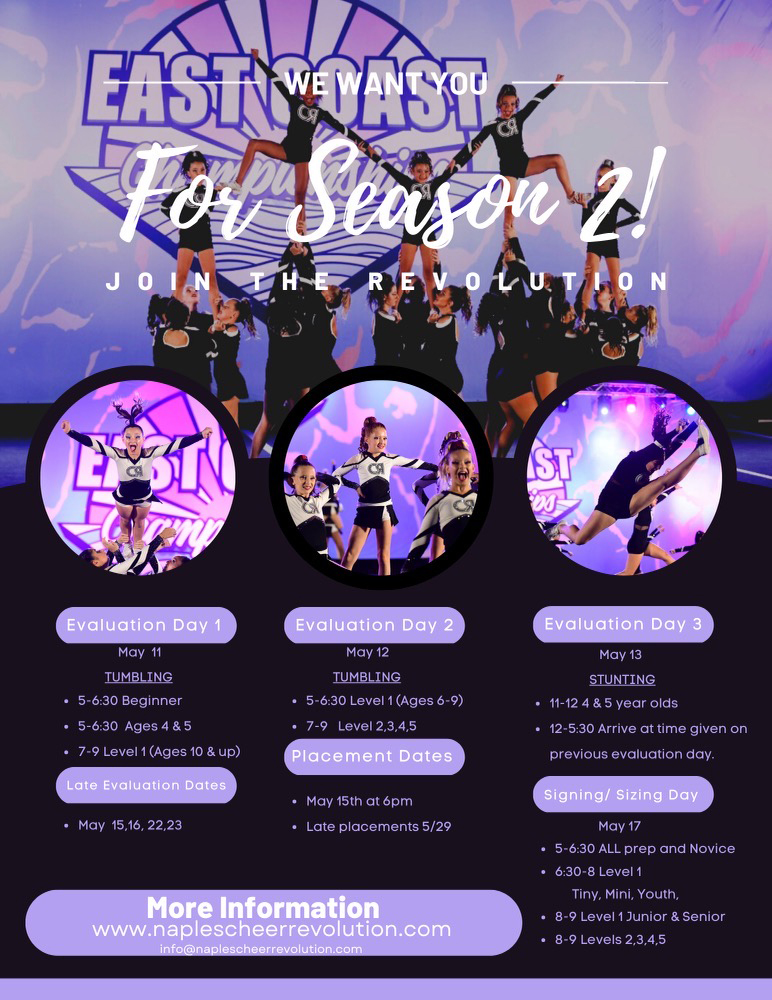 Home Naples Cheer Revolution